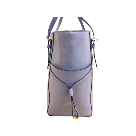 Michael Kors Large Baby Blue Saffiano Leather Shoulder Bag "VOYAGER" Authentic - Picture 4 of 5